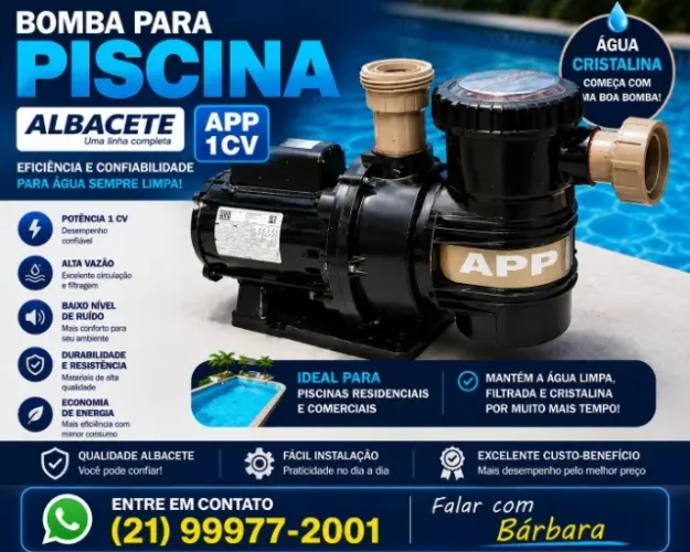 Bomba de Piscina 1CV ALBACETE
