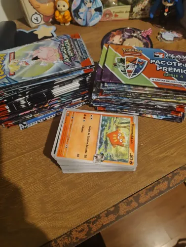 Pacotinhos de cartas Pokemon abertos - bulk