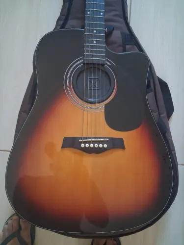 Violão aço, captação fishman presys blend original
