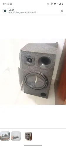 Dvd automotivo e caixa de som Pioneer