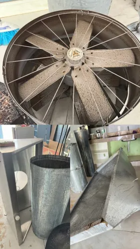 Coifa de cozinha industrial