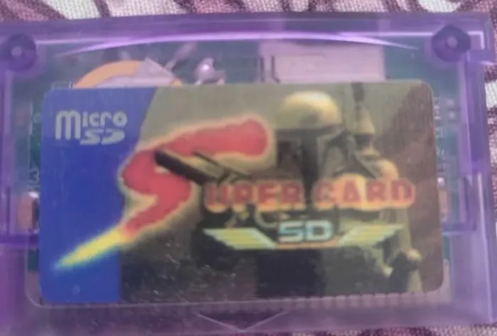 Supercard Micro SD para Nintendo DS / GBA - Rode jogos de Game Boy Advance