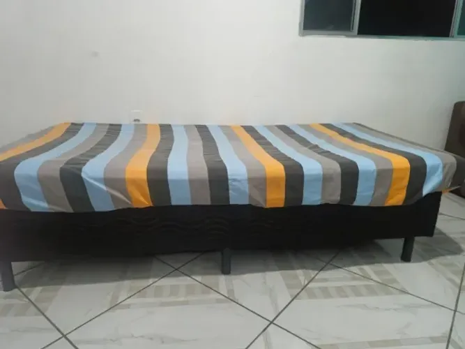 Base e Colchão de Solteiro