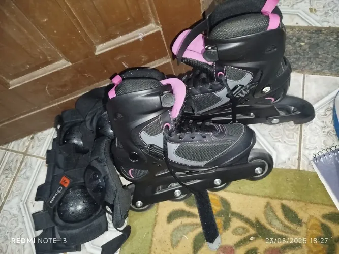 Patins in line 39/40 com equipamentos PROFISSIONAL