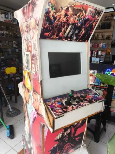 Fliperama Estilo Campeonato Linkada Pronta pra Comércio - Loja Física