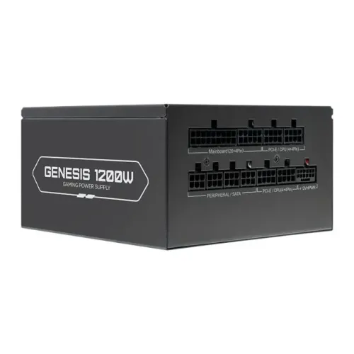 Fonte Pichau Genesis 1200W PCIe 5.0 Full Modular Cybenetics Platinum Preto [nova]