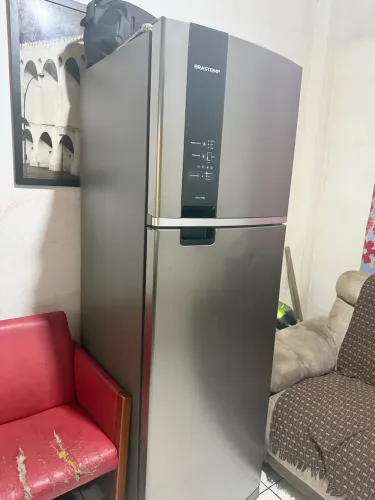 Geladeira inox Brastemp 400 litros