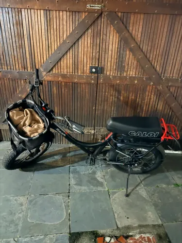 Bicicleta Caloi Mobylette Elétrica 350w Freio Hidráulico Cor Preto