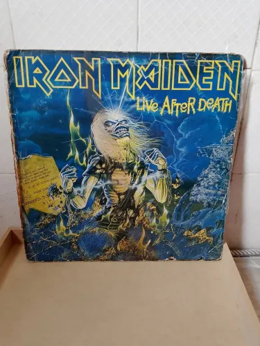 LP Iron Maiden Live After Death duplo