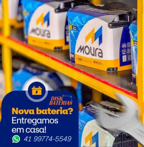 Bateria de carro - DISK Baterias Curitiba e regia 