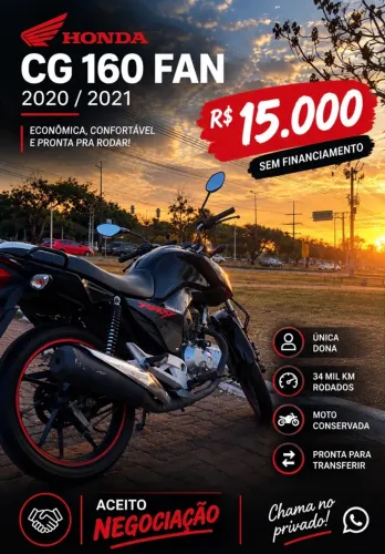 Honda CG 160 FAN Flex 2021