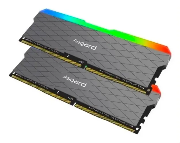 2x 8Gb 3200Mhz memória ram asgard rgb