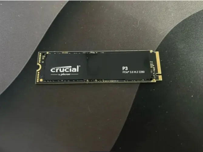 SSD NVMe Crucial P3 500GB M.2 PCIe 3.0
