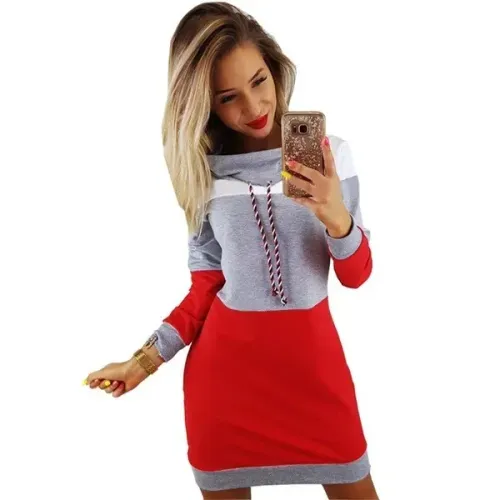 Vestido Casual Feminino Manga Longa - Tam. M