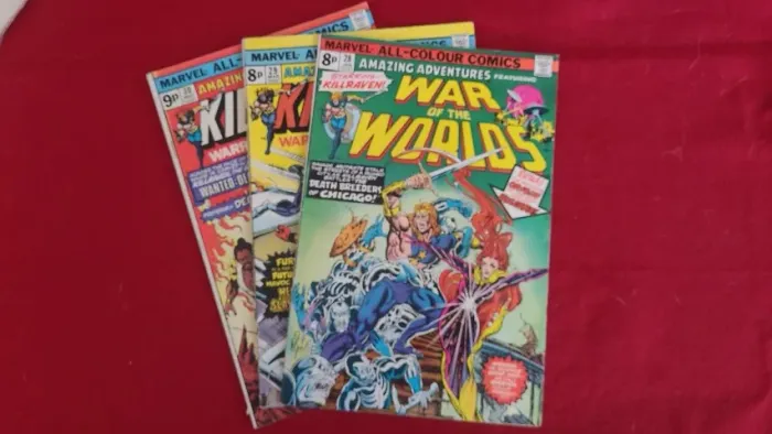 Lote com 3 revistas Amazing Adventures 28 a 30 - Killraven