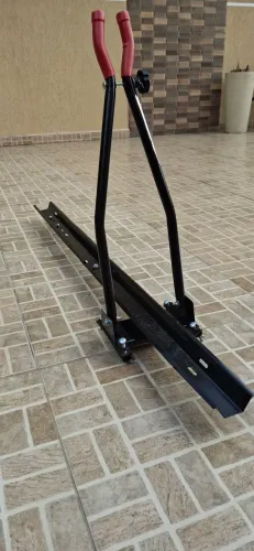 2 Suportes de Bicicleta Teto Metallini Modelo TETO Preto Aro 26, 27,5 e 29