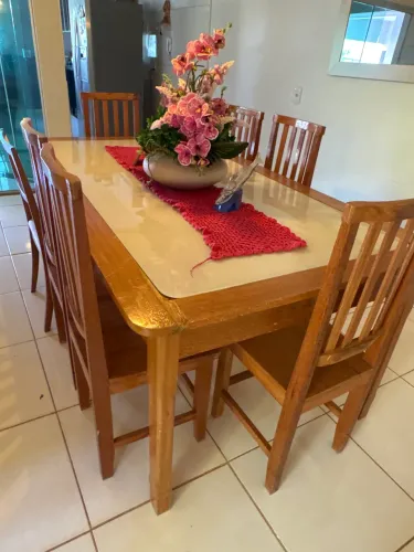 Mesa jantar madeira 
