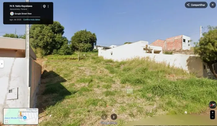 TERRENO À VENDA   |  RESIDENCIAL FLORAIS DO LAGO  |  APUCARANA  | R$ 80.000 |
