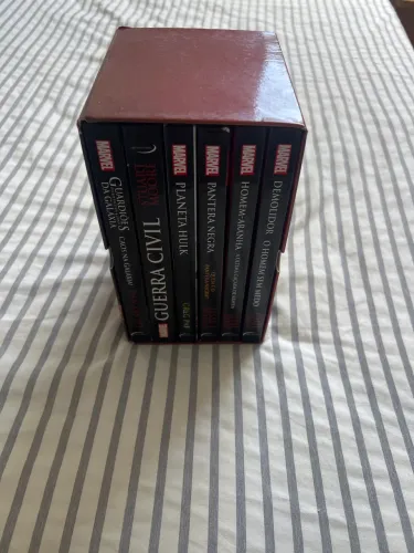 Box livros Marvel