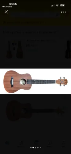 Ukulele seizi tenor Bali acústico 