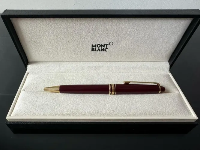CANETA MONT BLANC MEISTERSTÜCK CLASSIQUE BURGUNDY RED