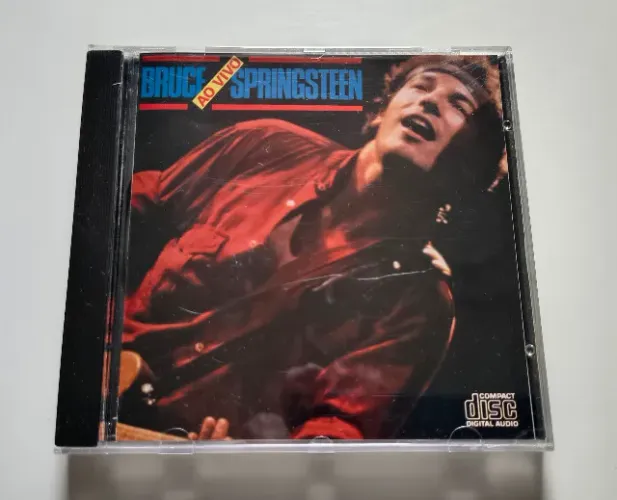 CD Bruce Springsteen - Ao vivo - CBS - Ind. Brasileira