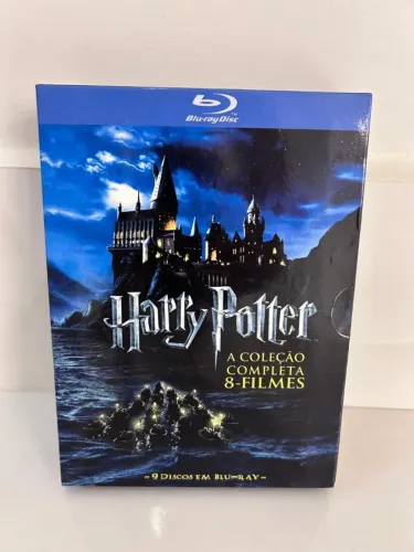 Blu Ray - Coleção Completa Harry Potter com 9 discos