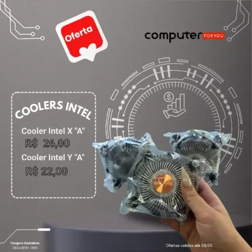 ?Coolers Intel , telas para concerto de notebooks , Fontes para PC , Mouse , teclados etc
