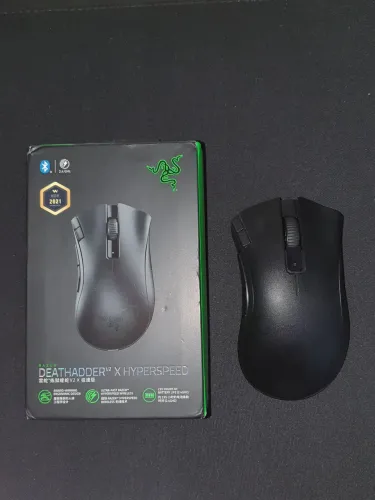Mouse Gamer sem fio Razer Deahtadder V2 X Hyperspeed