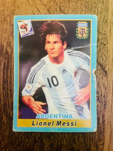 CARD COPA 2010, ITEM COLECIONÁVEL LIONEL MESSI 2010. ?DETALHES?