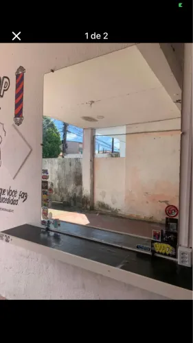 ESPELHO + BANCADA PARA BARBEARIA
