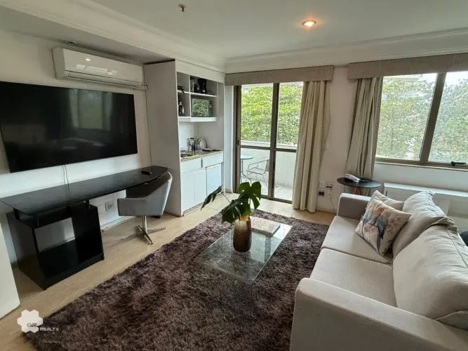 Apartamento com 1 Quarto para alugar, 40m² - Barra da Tijuca