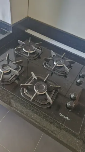 Cooktop Muller 4 Bocas com queimador ultra chama