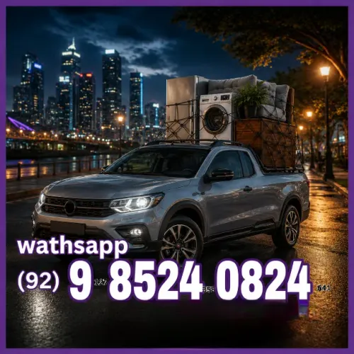 Frete Pickup disponível para carreto urbano e pequenas mudanças em toda a cidade.