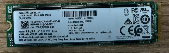SSD Nvme 256GB