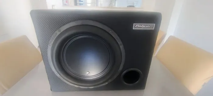 Caixa de som dutada 12 350w subwoofer Falcon
