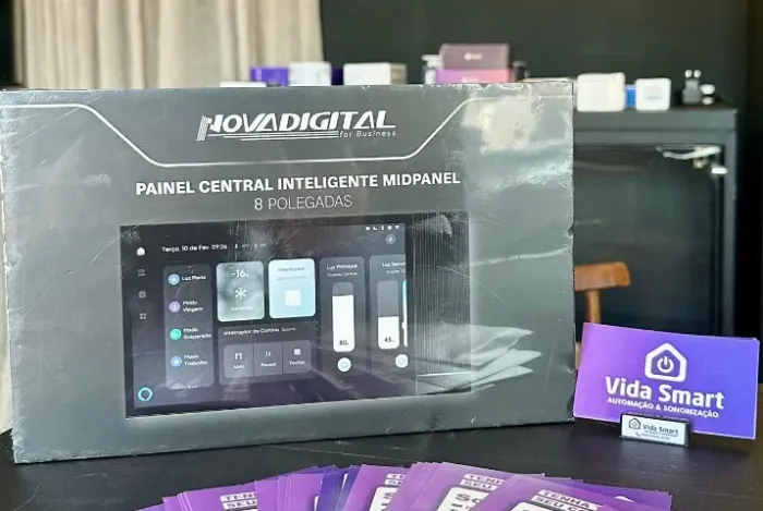 Painel central inteligente 8 polegadas NovaDigital