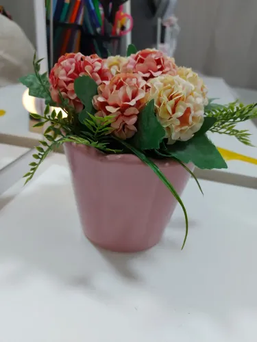 Jarro de flor de porcelana