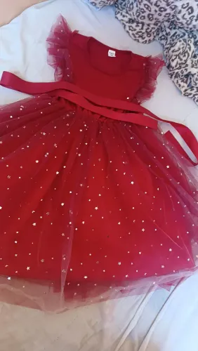 Desapego de vestido (Vermelho) infantil