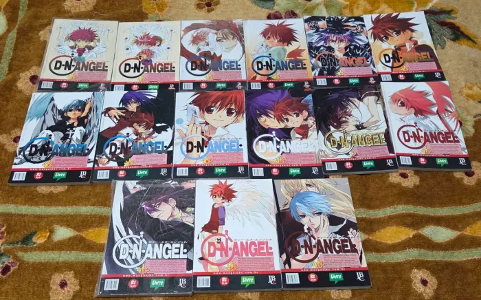Lote coleção manga d.n.angel d n angel