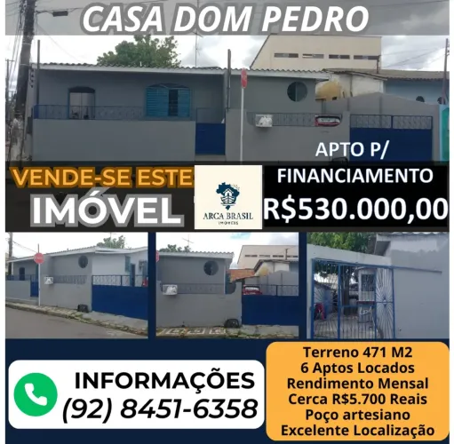 CASA A VENDA TIPO VILA / PARA INVESTIMENTO - DOM PEDRO