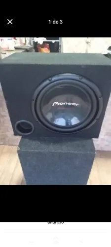 Sub Pioneer 1400w na caixa, leiam