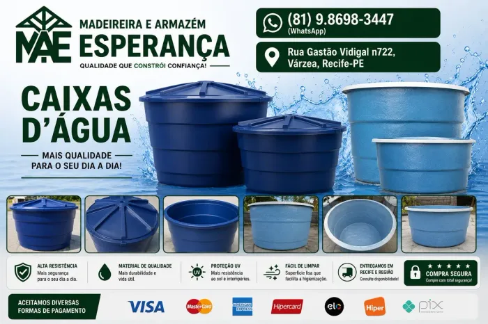 Caixa d'água / reservatório de água