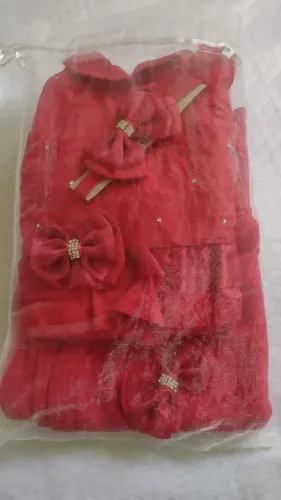 Saída de Maternidade nova vermelha (menina)