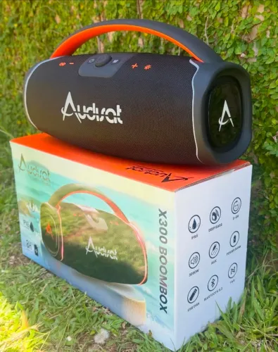 Caixa de som audisat X300 boombox (grande e potente 3000w) - nova