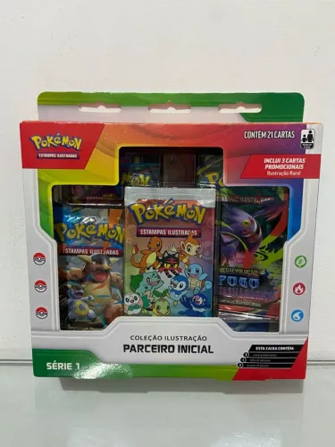 POKEMON TCG BOX PARCEIRO INICIAL SERIE 1 novo lacrado original raridade exclusivo precinho