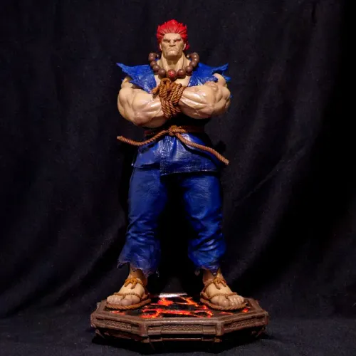 Estátua Akuma Street fighter 1/6 Fanart