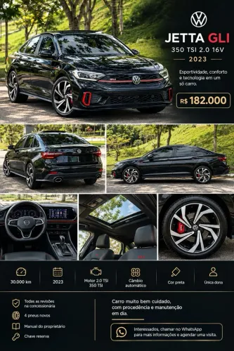 Volkswagen Jetta GLI 350 TSI 2.0 16V 4P Aut. 2023