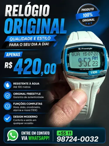 relógio freestyle