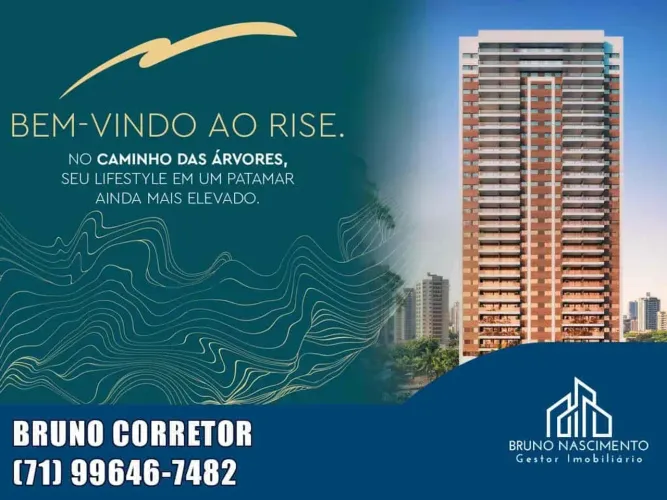 APARTAMENTO 2 QUARTOS 1 SUÍTE 2 VAGAS RISE CAMINHO DAS ÁRVORES